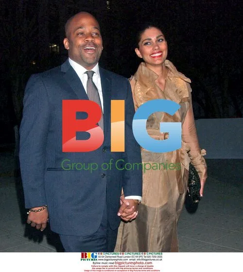 Damon Dash and Rachael Roy at Vanity Fair Party