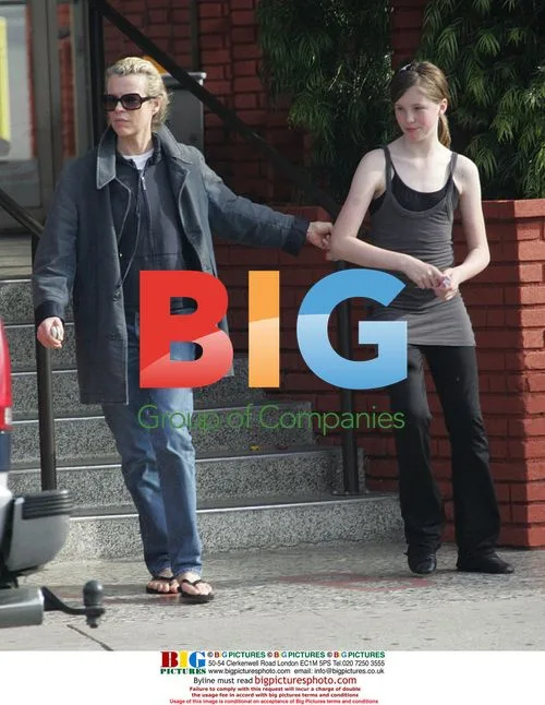 Kim Basinger and Daughter Out with Bodyguard