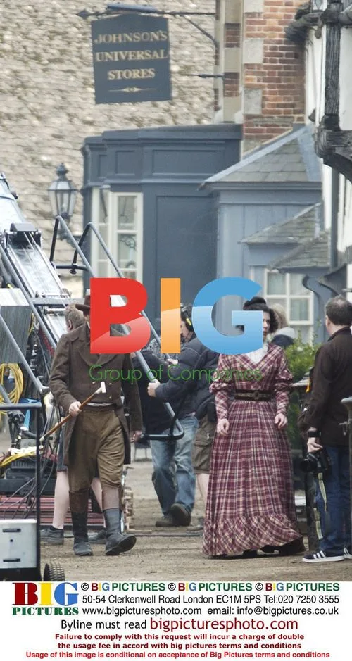 Phillip Glenister on set of The Cranford Chronicles