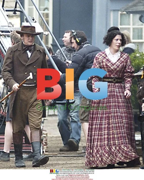 Phillip Glenister on set of "The Cranford Chronicles"