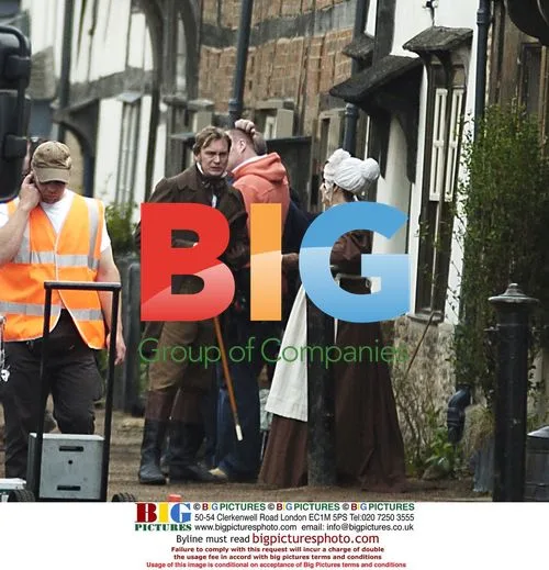 Phillip Glenister on set of The Cranford Chronicles