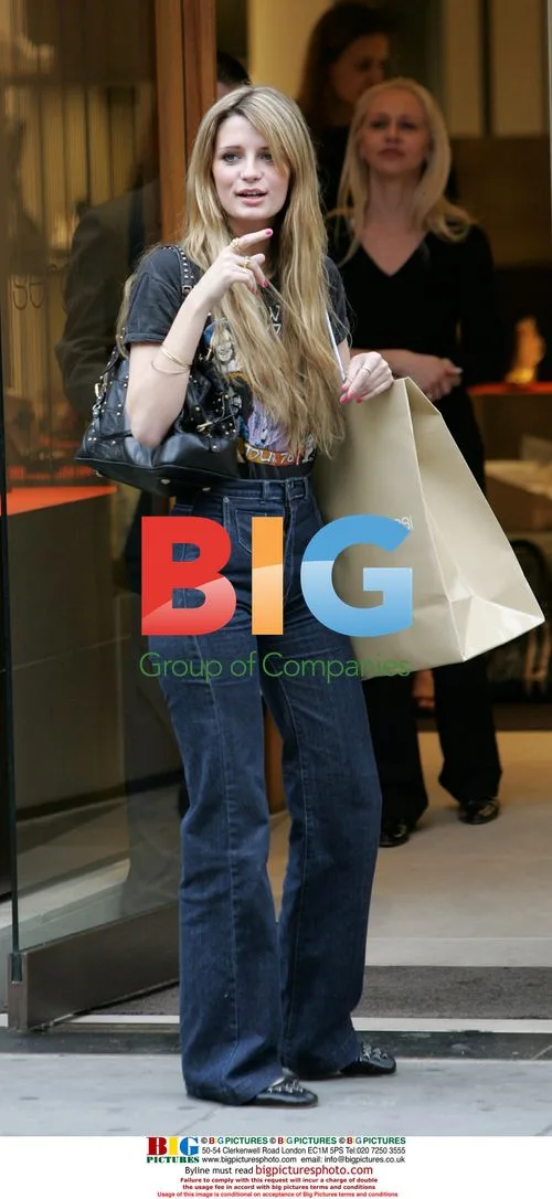Mischa Barton shopping in London