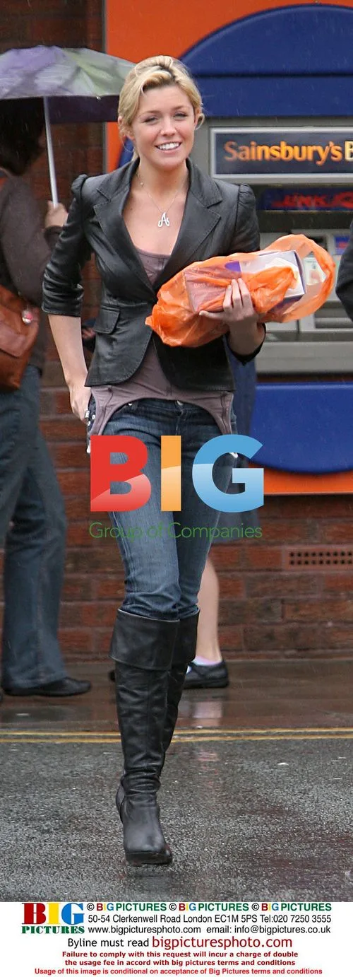 Peter Crouch and Abigail Clancy in Manchester