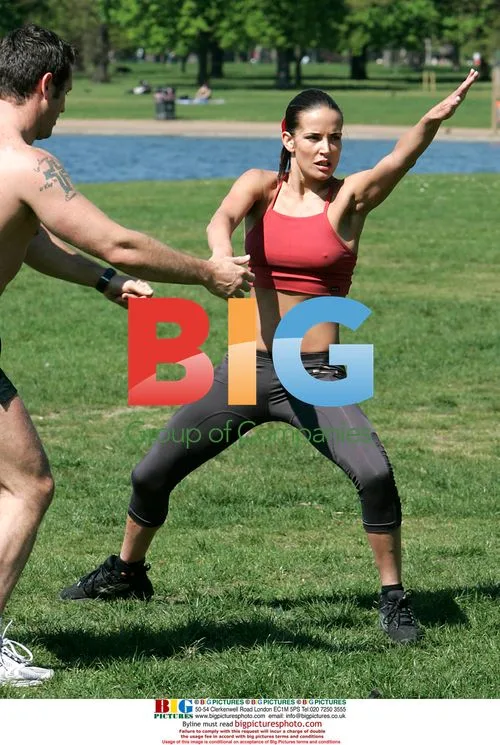 Sophie Anderton Workout in Hyde Park