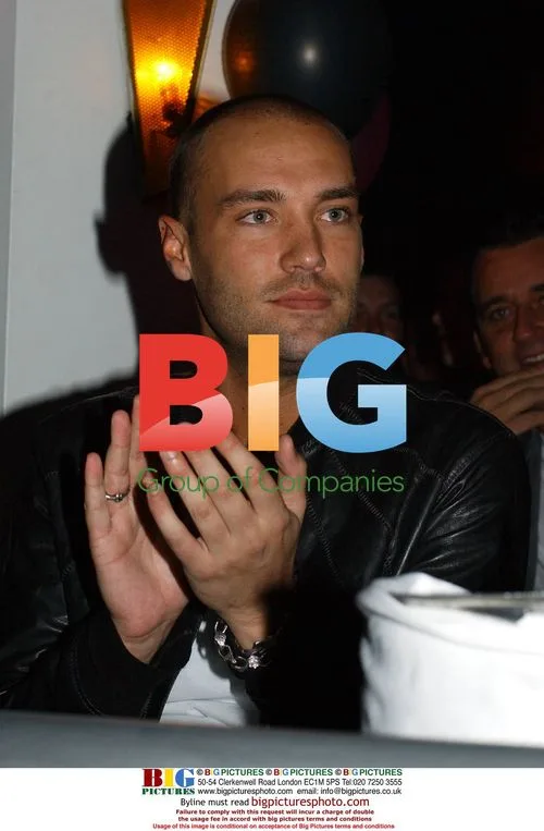 Calum Best and Michelle Watson at Spin FM event