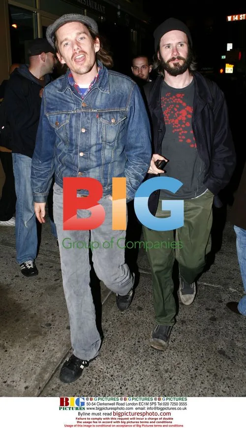 Ethan Hawke and Josh Hamilton in NYC