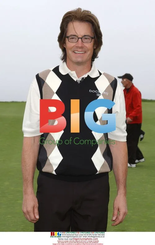 Kyle MacLachlan at Michael Douglas Golf Event