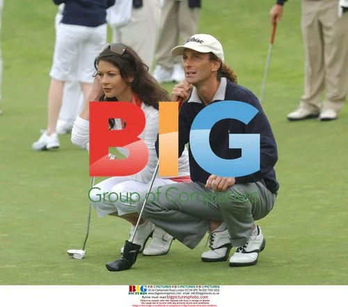 Catherine Zeta-Jones and Kenny G at Golf Event