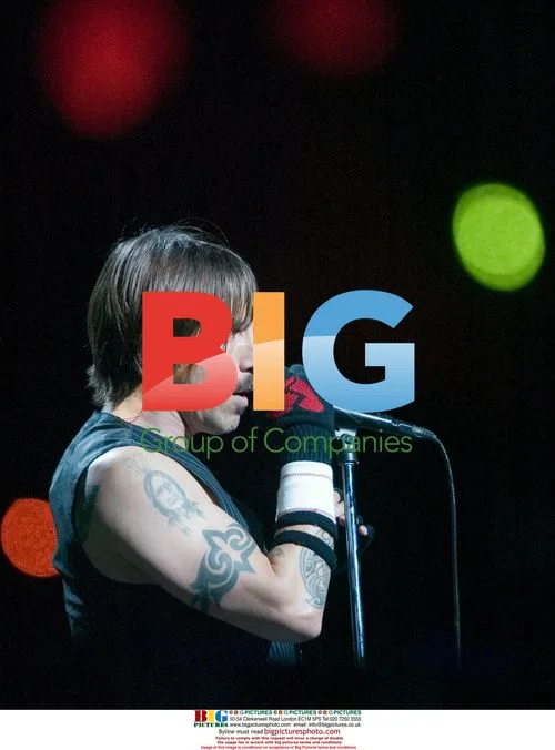 Anthony Kiedis sings at Coachella 2007