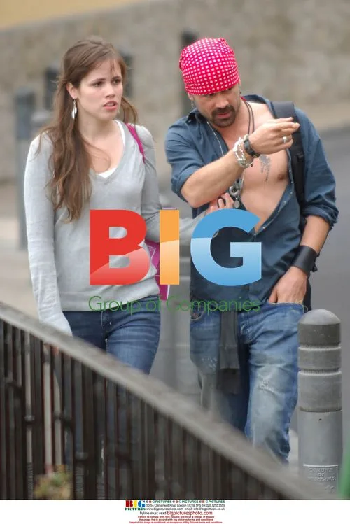 Colin Farrell with girlfriend in Positano