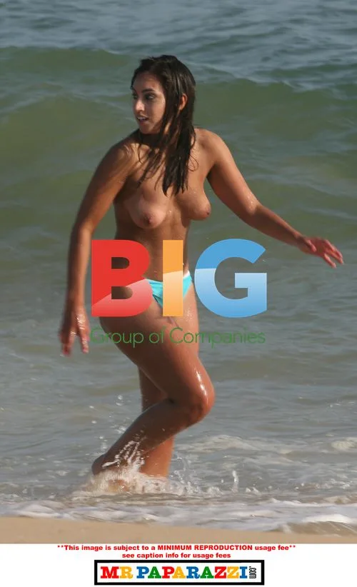 Shabnam Paryani Enjoying Beach in Portugal