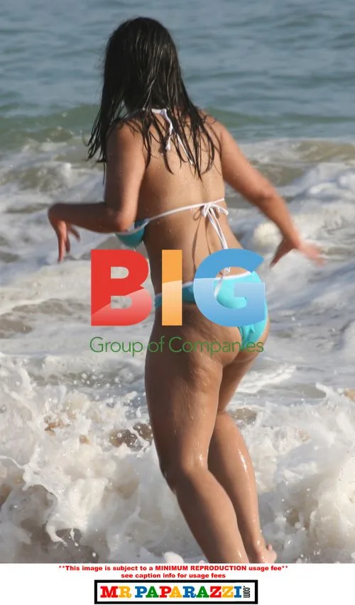 Shabnam Paryani on Beach in Portugal