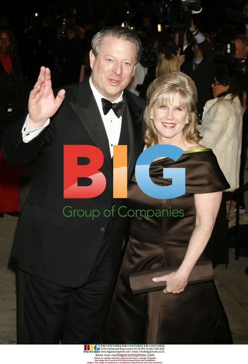 Al Gore and Tipper Gore at 2007 Vanity Fair Oscar Party