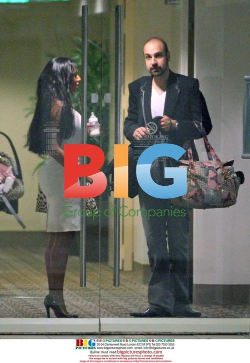 Mel B Leaves Office with Baby