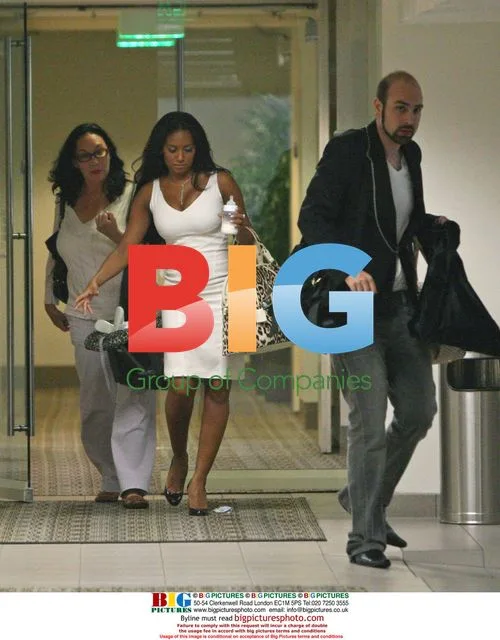 Mel B Leaves Office with Baby