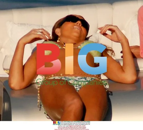 Mariah Carey on Cavalli Yacht