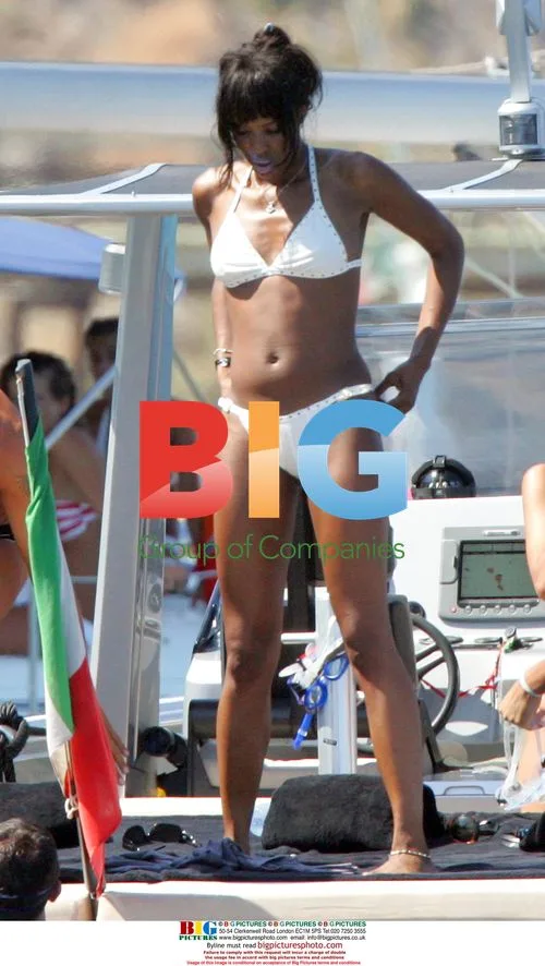 Naomi Campbell on Dolce & Gabbana Yacht