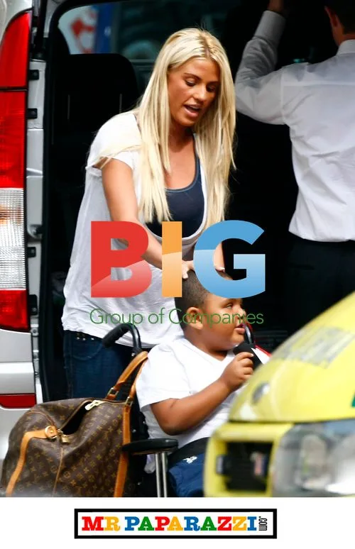 Katie Price with Family and New Baby