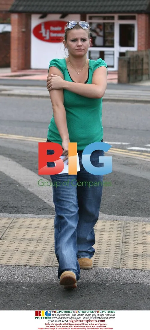 Kerry Katona Seen Leaving, Buying Wheelchair