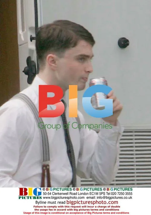 Daniel Radcliffe on set of "My Boy Jack"
