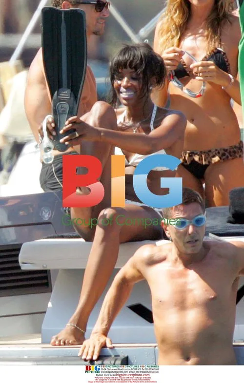 Naomi Campbell on Dolce & Gabbana Yacht