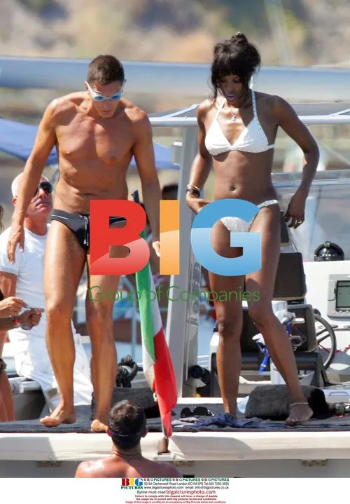 Naomi Campbell on Dolce & Gabbana Yacht