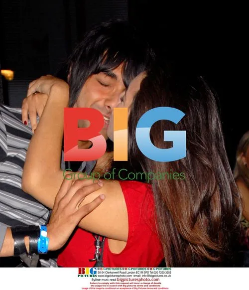 Shabnam and Billy from Big Brother 8 outside Embassy Club