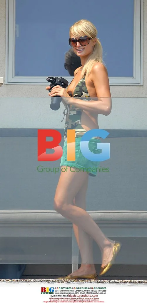 Paris Hilton Parties in Malibu