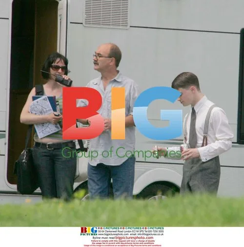 Daniel Radcliffe on "My Boy Jack" Set