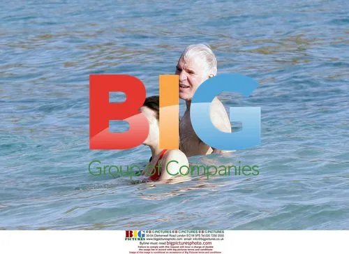 Steve Martin and girlfriend on St. Barthelemy