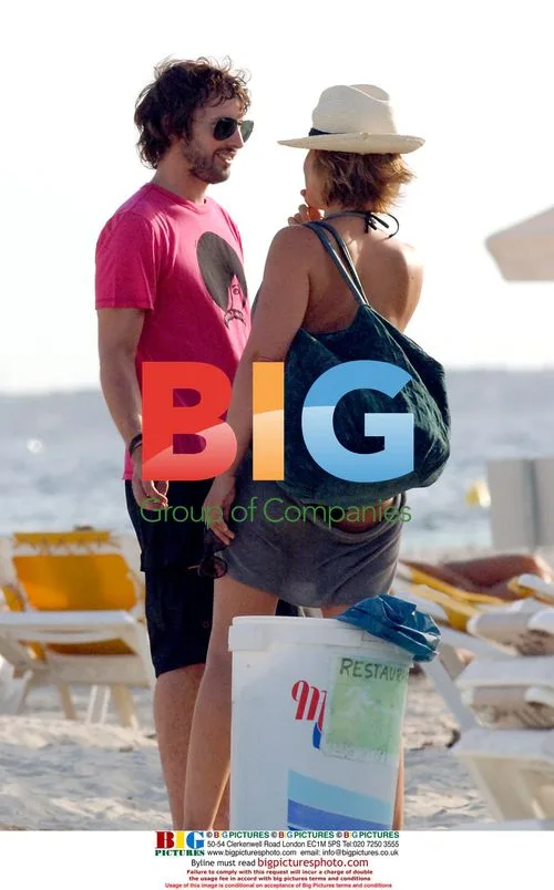 James Blunt and Girlfriend in Formentera