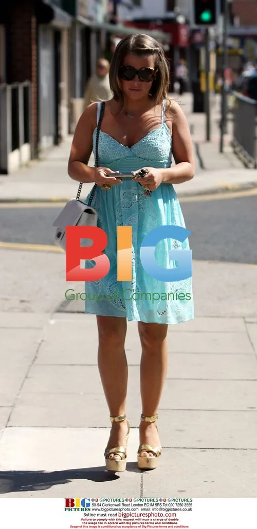 Coleen McCloughlin Arriving at Hair Salon