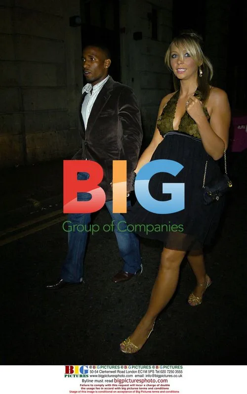 Jermaine Defoe and Charlotte Meares at Lipsy Party