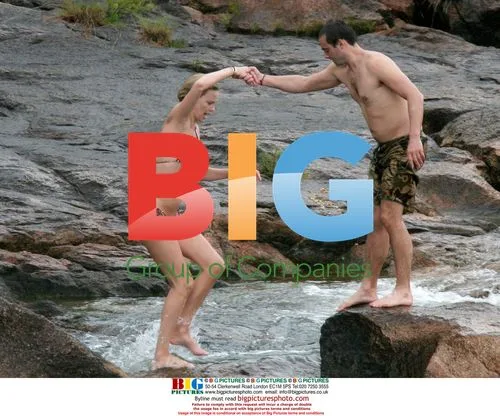 Charlize Theron and Stuart Townsend on Belize Vacation
