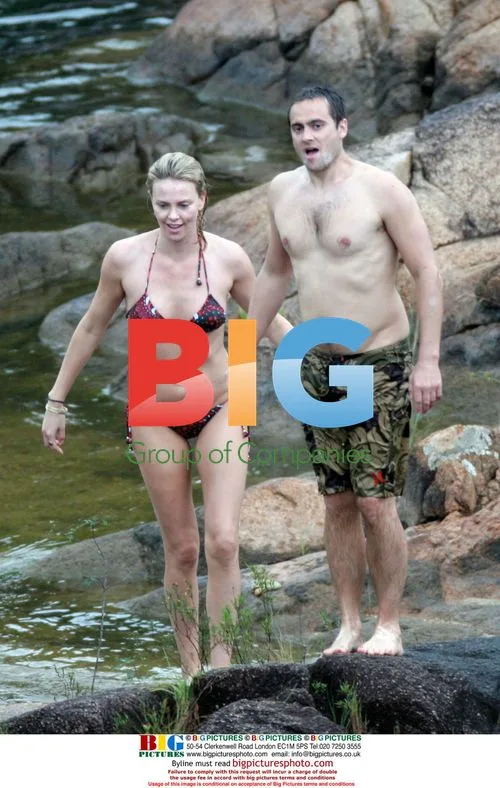 Charlize Theron and Stuart Townsend in Belize
