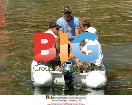 Enrique Iglesias having fun with friends