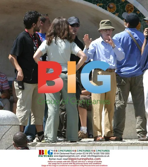 Woody Allen directs actors in Barcelona