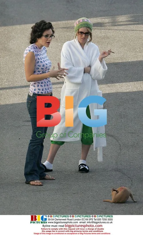 Katherine McPhee on set of House Bunnies