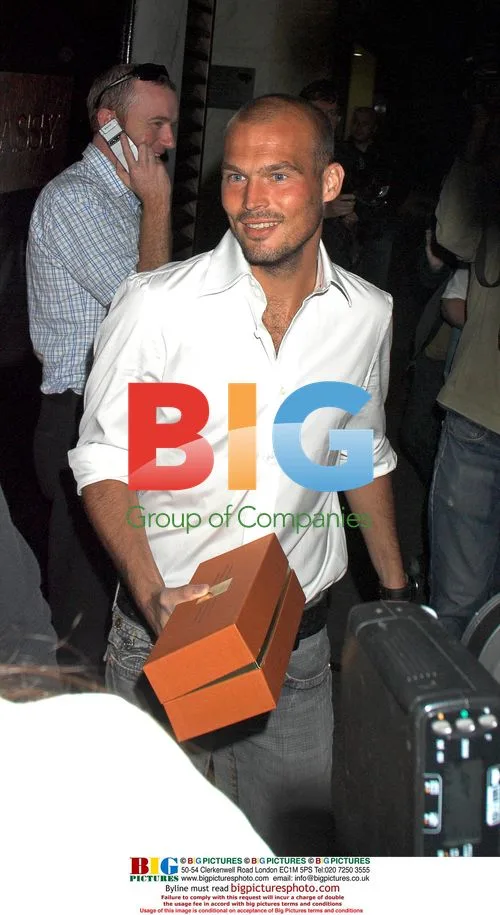 Freddie Ljungberg at Adee Phelan party
