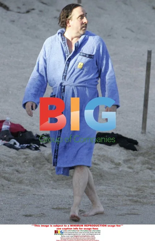 Tim Burton, Helena Bonham Carter, and son on Italian vacation