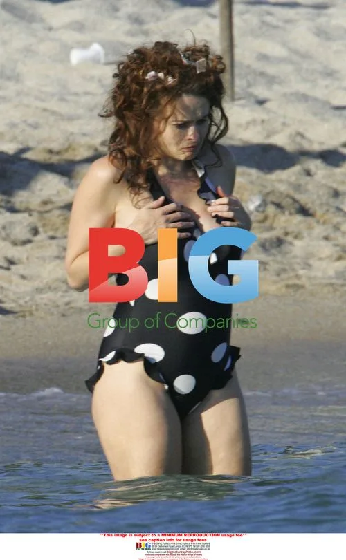Tim Burton and Helena Bonham Carter on vacation in Italy