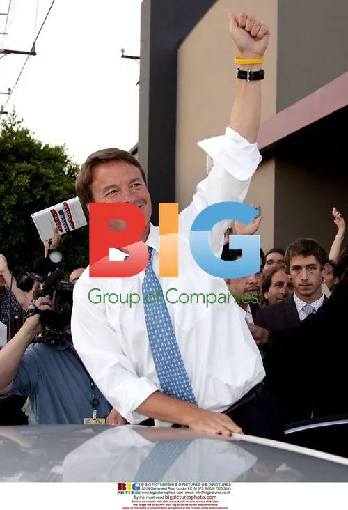 John Edwards at Democratic Rally After Party
