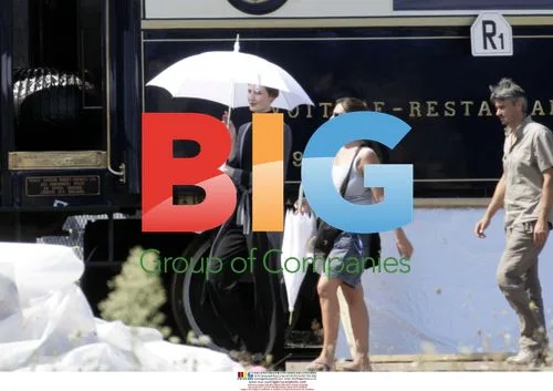 M&S ad on Venice Simplon-Orient-Express with Myleene Klass