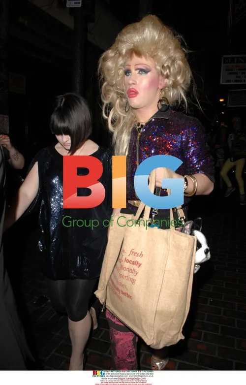 Kelly Osbourne and DJ Jodie Harsh at Soho Revue Club