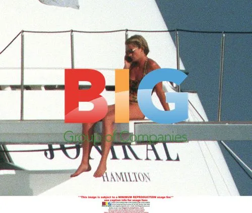 Lady Di and Prince William on Vacation in St Tropez