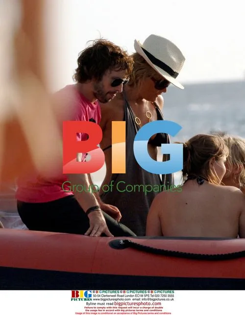 James Blunt and Girlfriend Mika Simmons on Beach