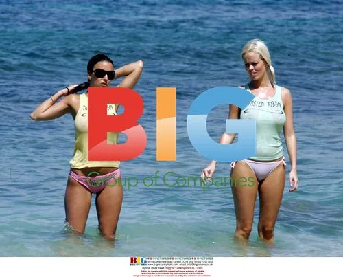 Sexy models jet-ski in Caribbean