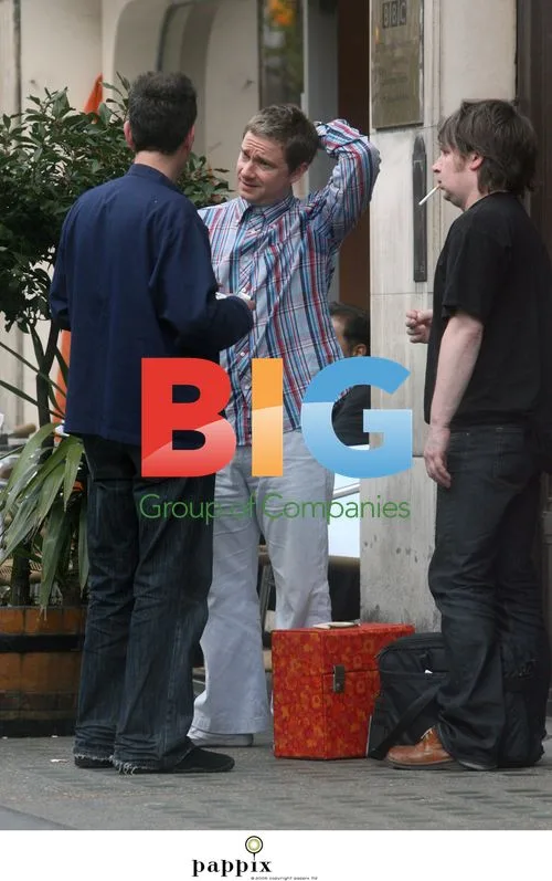 Martin Freeman Dressed Smartly in London