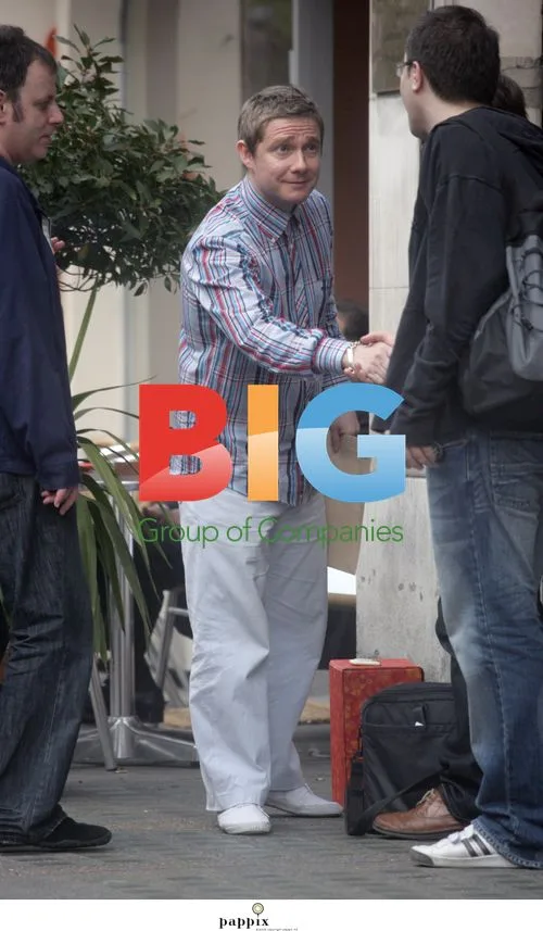 Martin Freeman Out in London