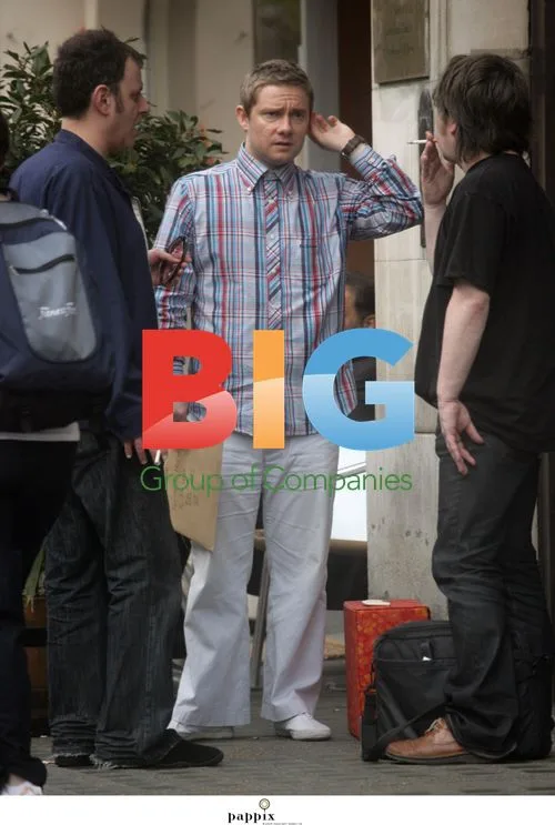 Martin Freeman Out in London